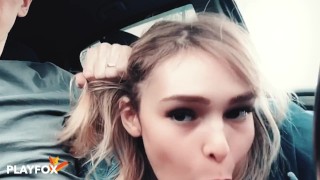 Сексуальная милашка радостно сосет за дисконтную карту